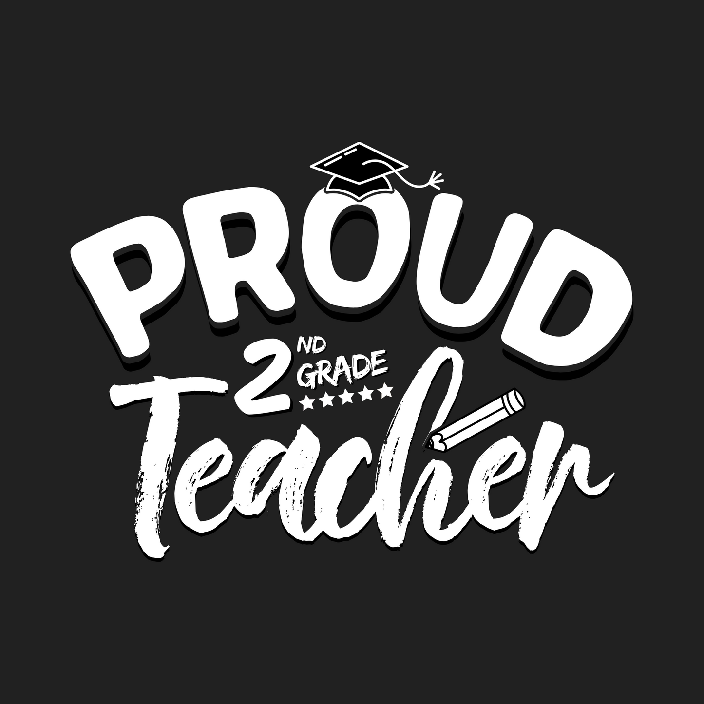 Unisex "Proud 2nd Grade Teacher" Hoodie