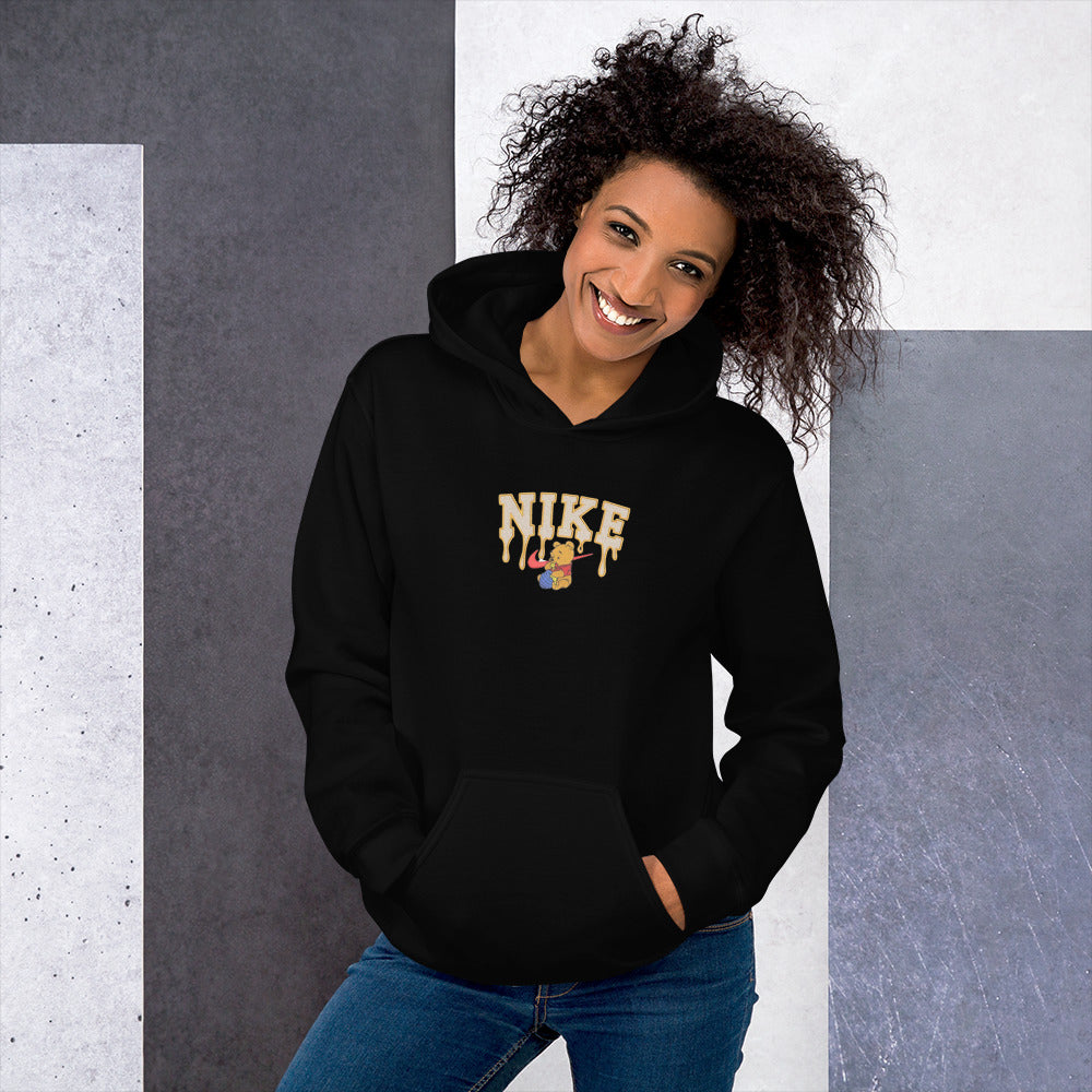 Nike stitched logo online hoodie