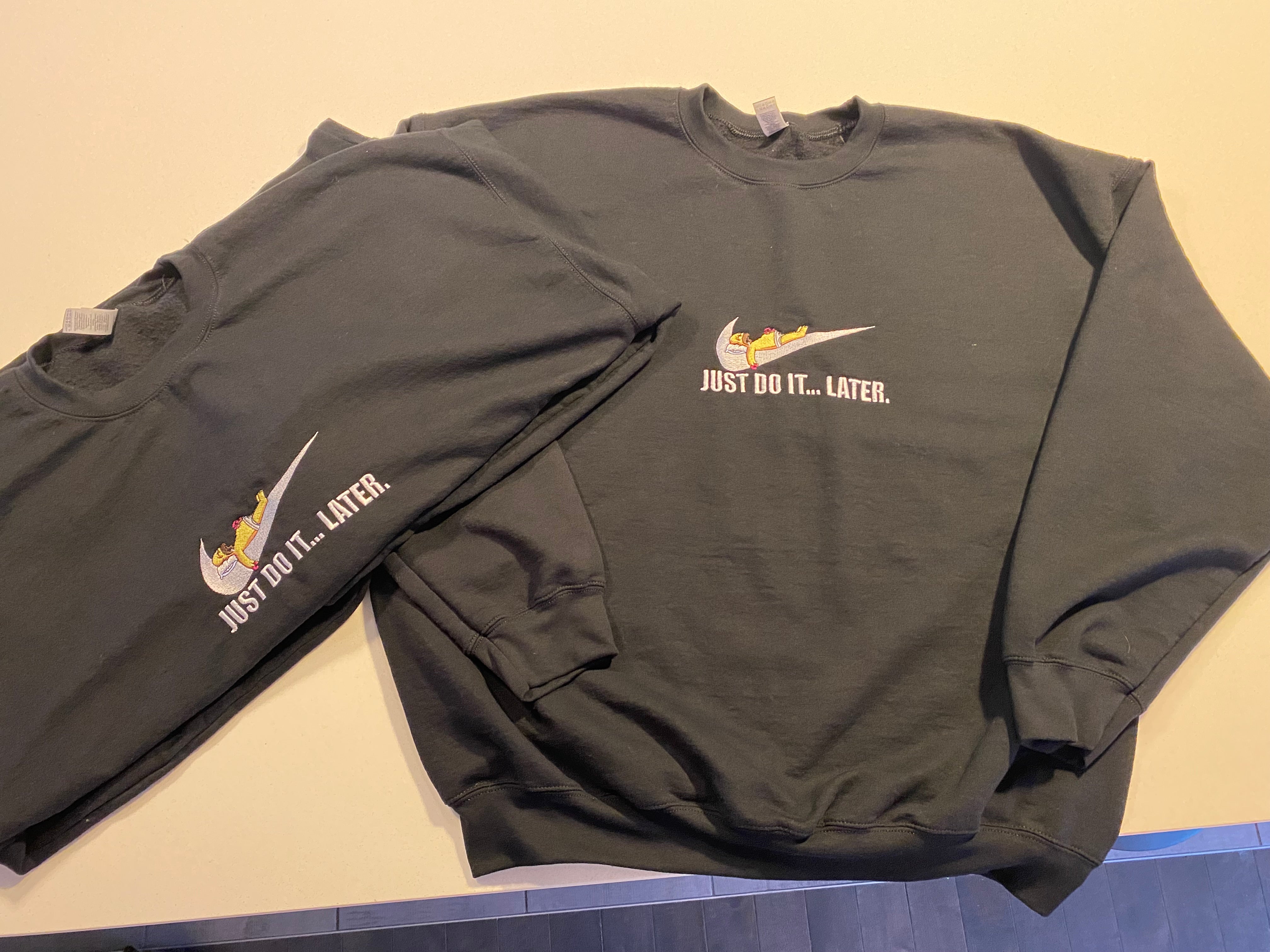 Homer simpson hot sale nike hoodie