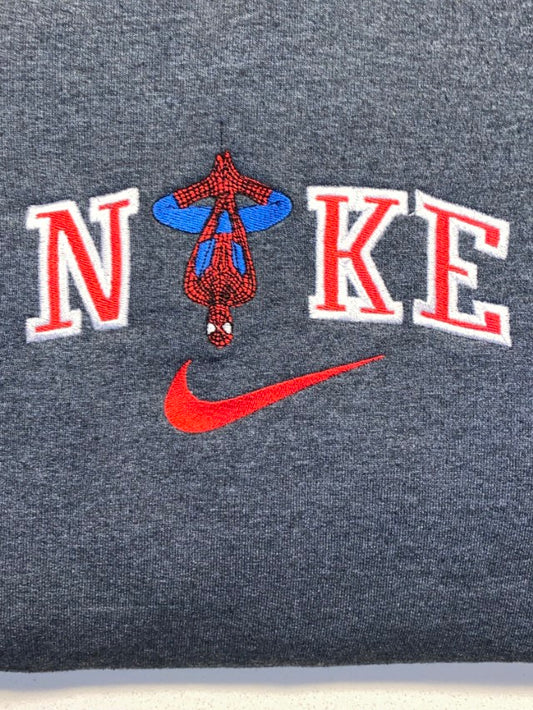 Unisex Nike Hoodie with Embroidered Spider-Man