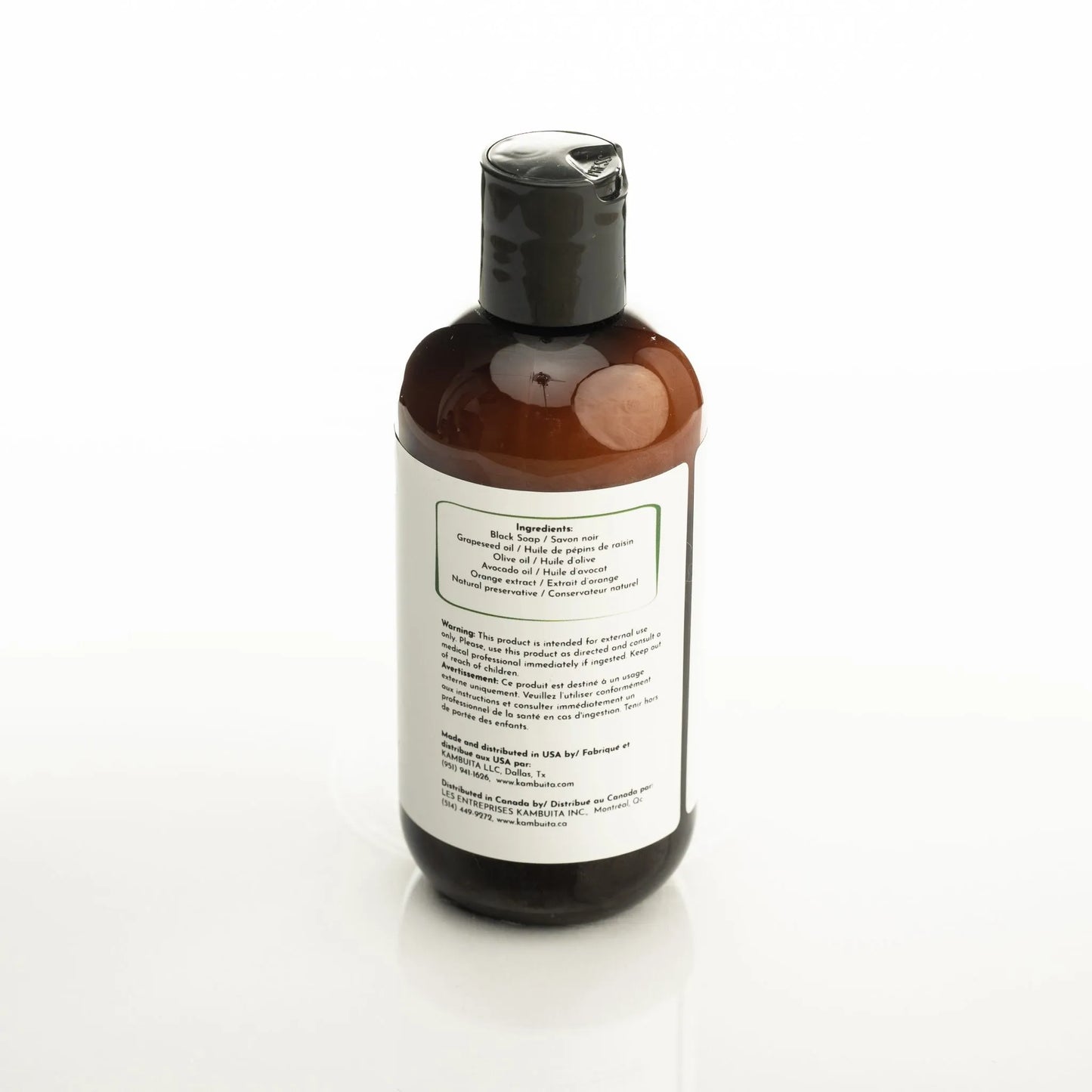 Soft Black Soap Shampoo (8 oz)