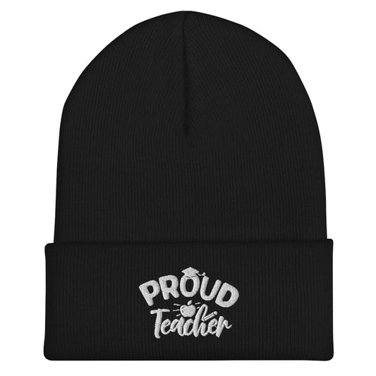 "Proud Teacher" Beanie