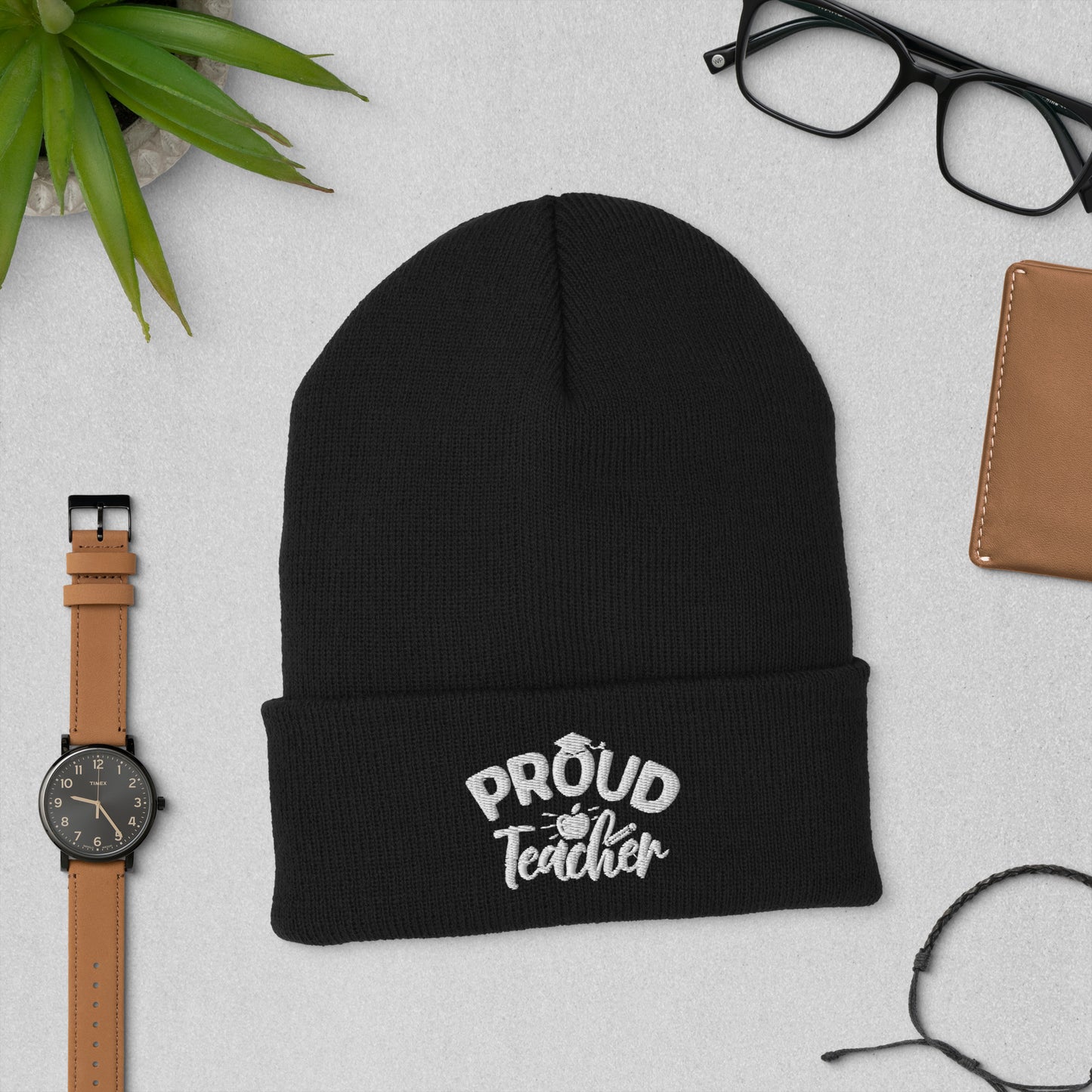 "Proud Teacher" Beanie