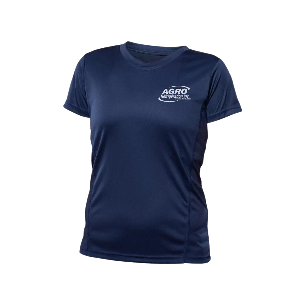 T-shirt Dry Fit Agro-Réfrigération pour Femmes - Col V