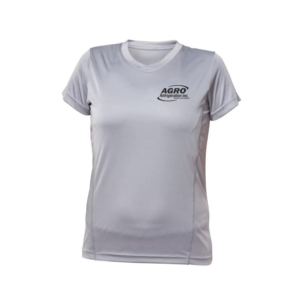 T-shirt Dry Fit Agro-Réfrigération pour Femmes - Col V