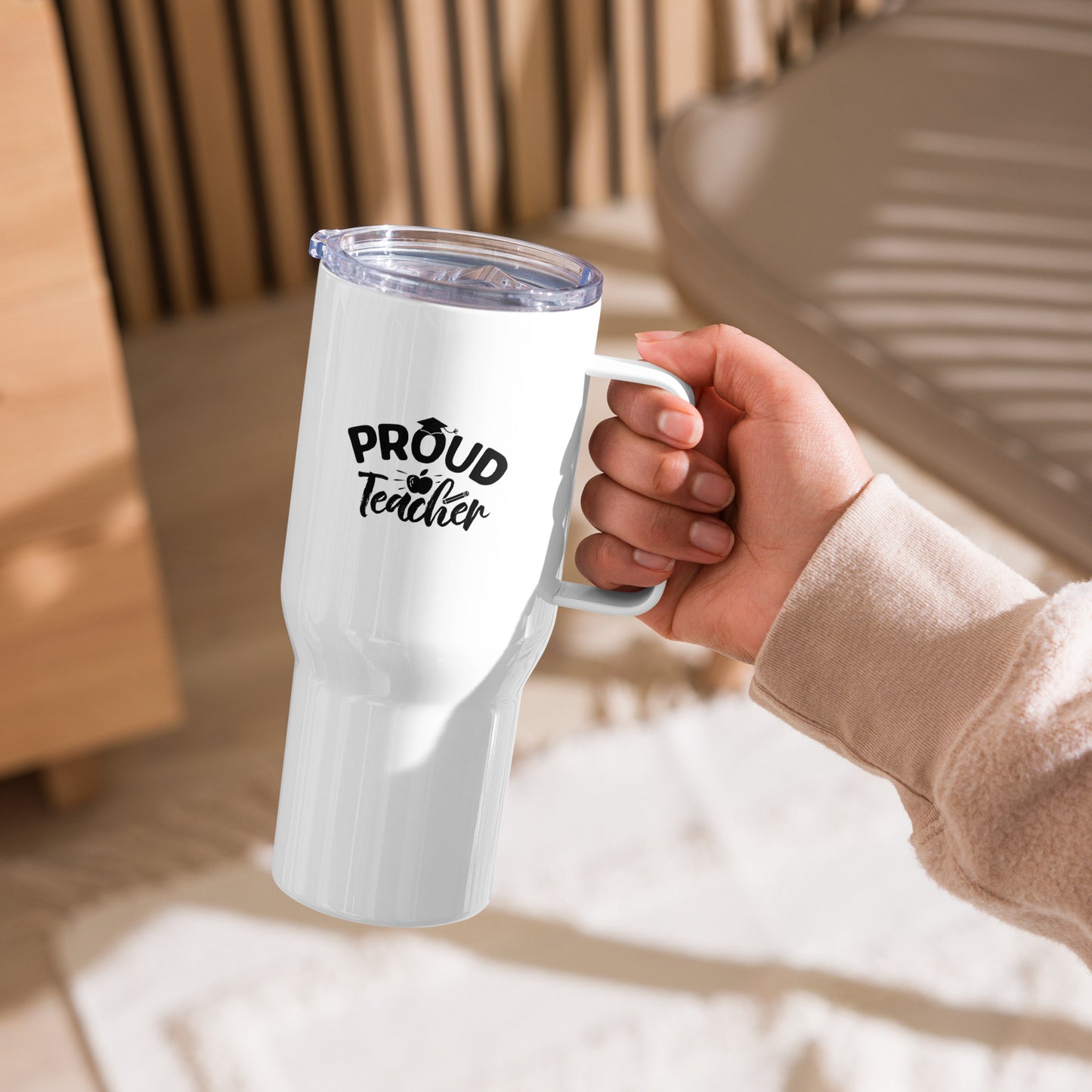 "Proud Teacher" Handle Mug