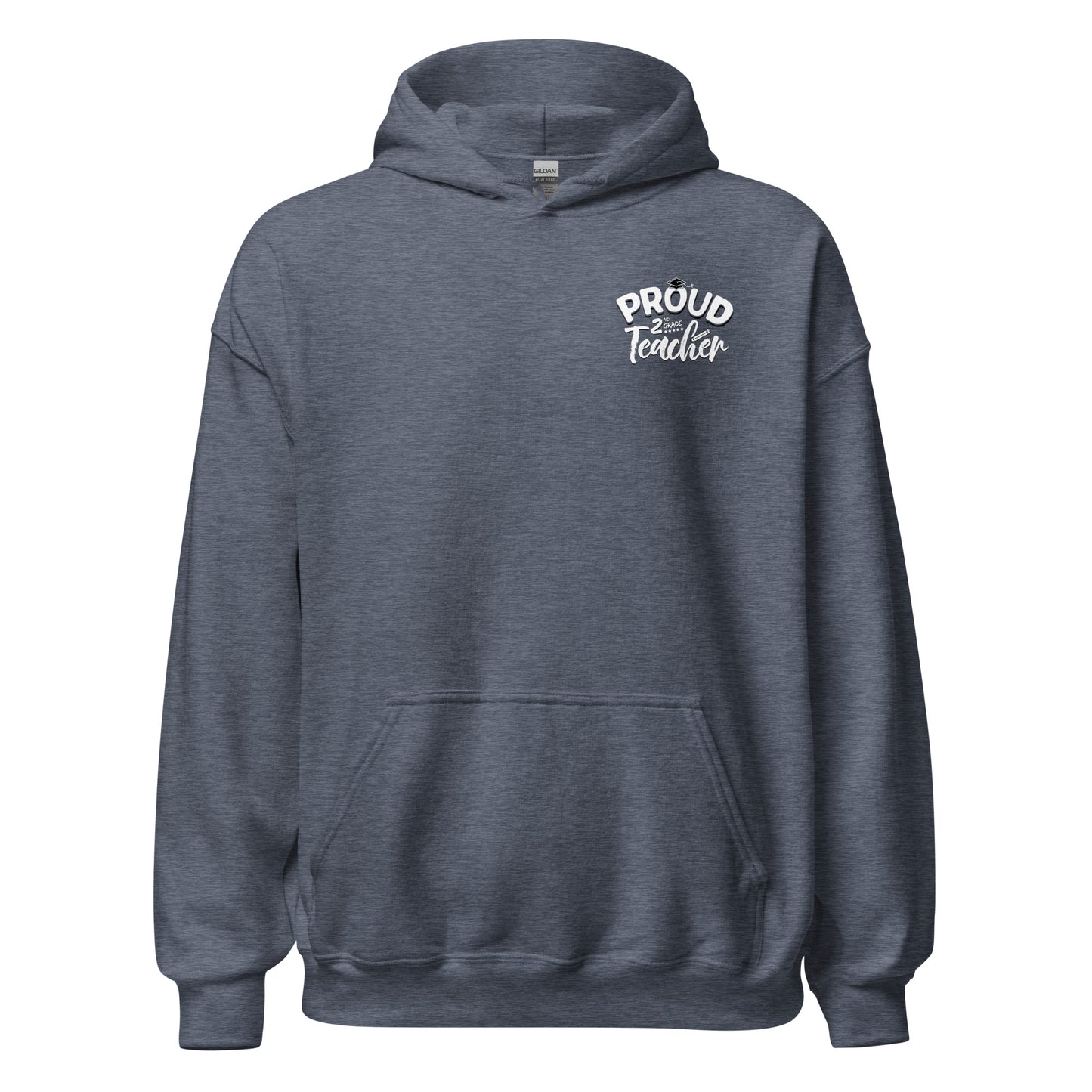 Unisex "Proud 2nd Grade Teacher" Hoodie