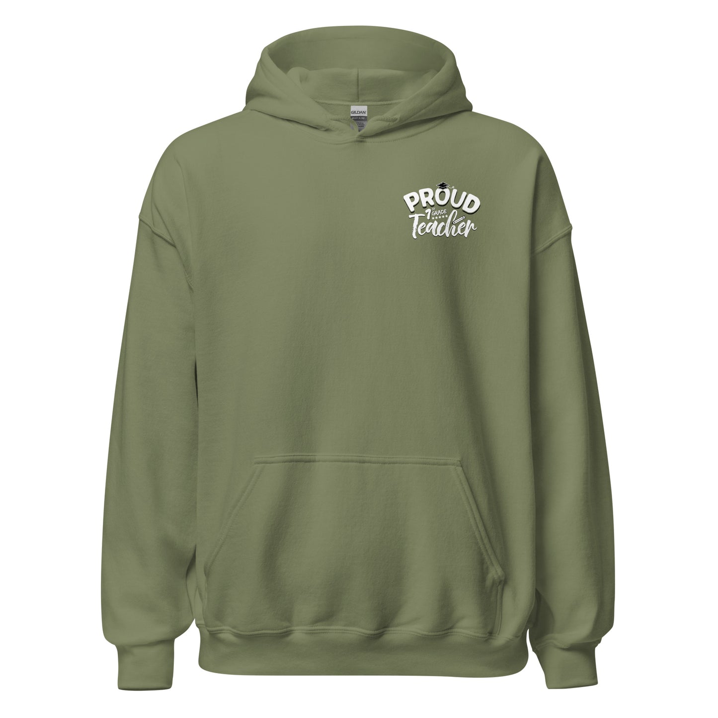 Unisex "Proud 1st Grade Teacher" Hoodie