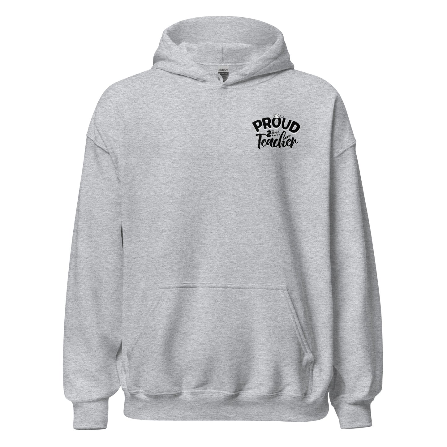 Unisex "Proud 2nd Grade Teacher" Hoodie